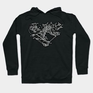 3D Printing Vintage Patent Drawing Hoodie